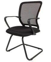 Кресло Chairman 698V (ткань TW черная/сетка черная)
